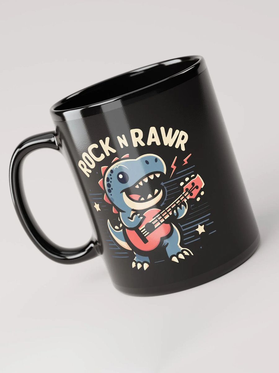 Rock n Rawr Dinosaur Singing Kawaii Mug product image (3)