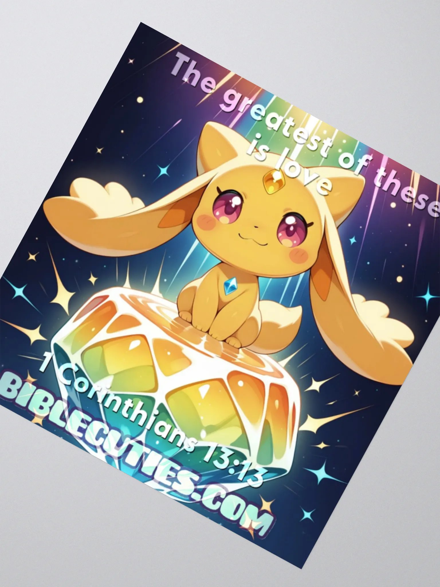 Bible Cuties Lorraine - The greatest of these is love Sticker product image (2)