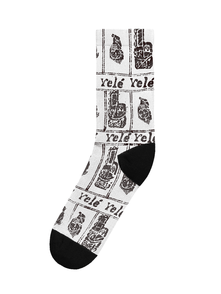 Yele Royalty Print Eco-Chic Art Crew Socks product image (1)