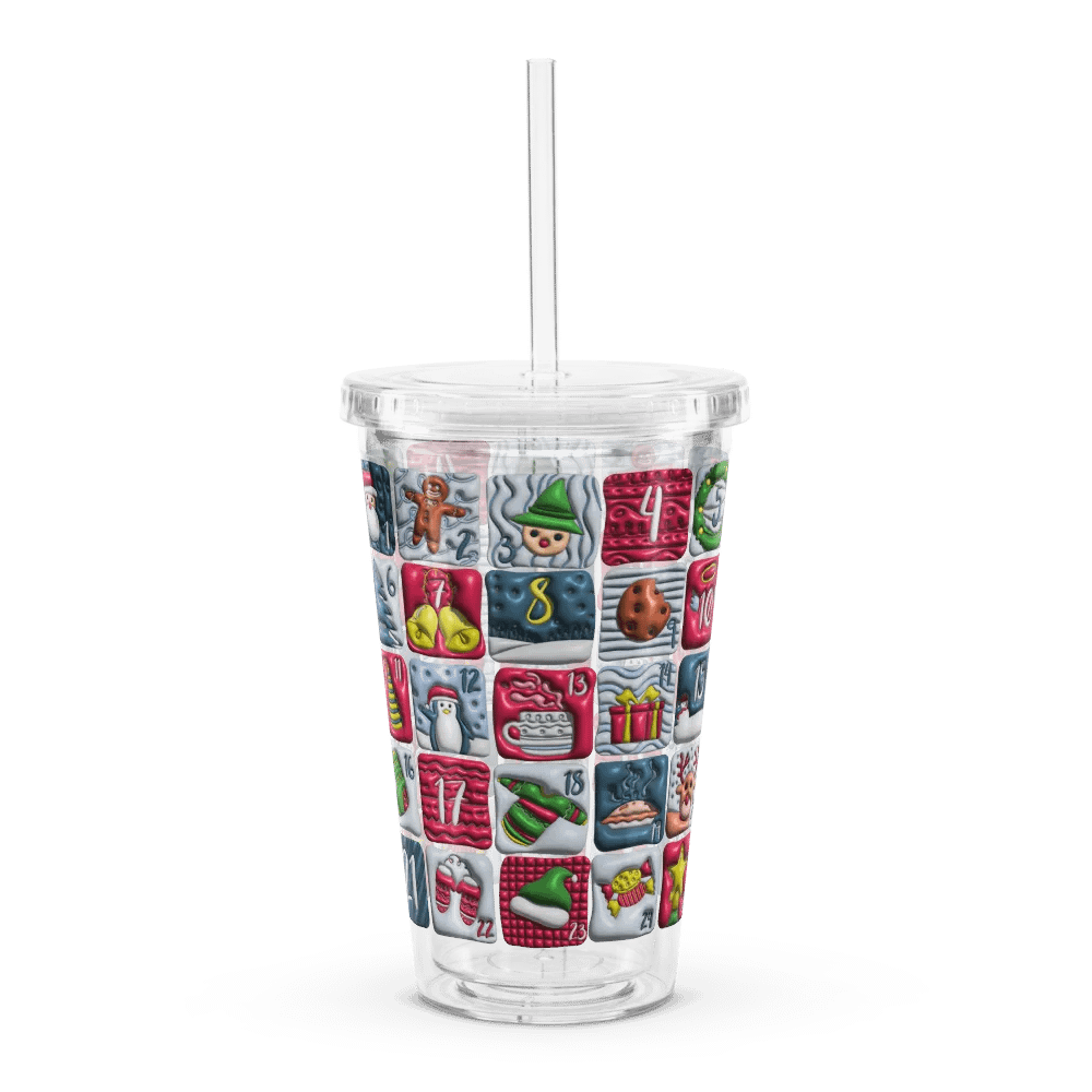 Christmas Calendar Acrylic Tumbler product image (1)
