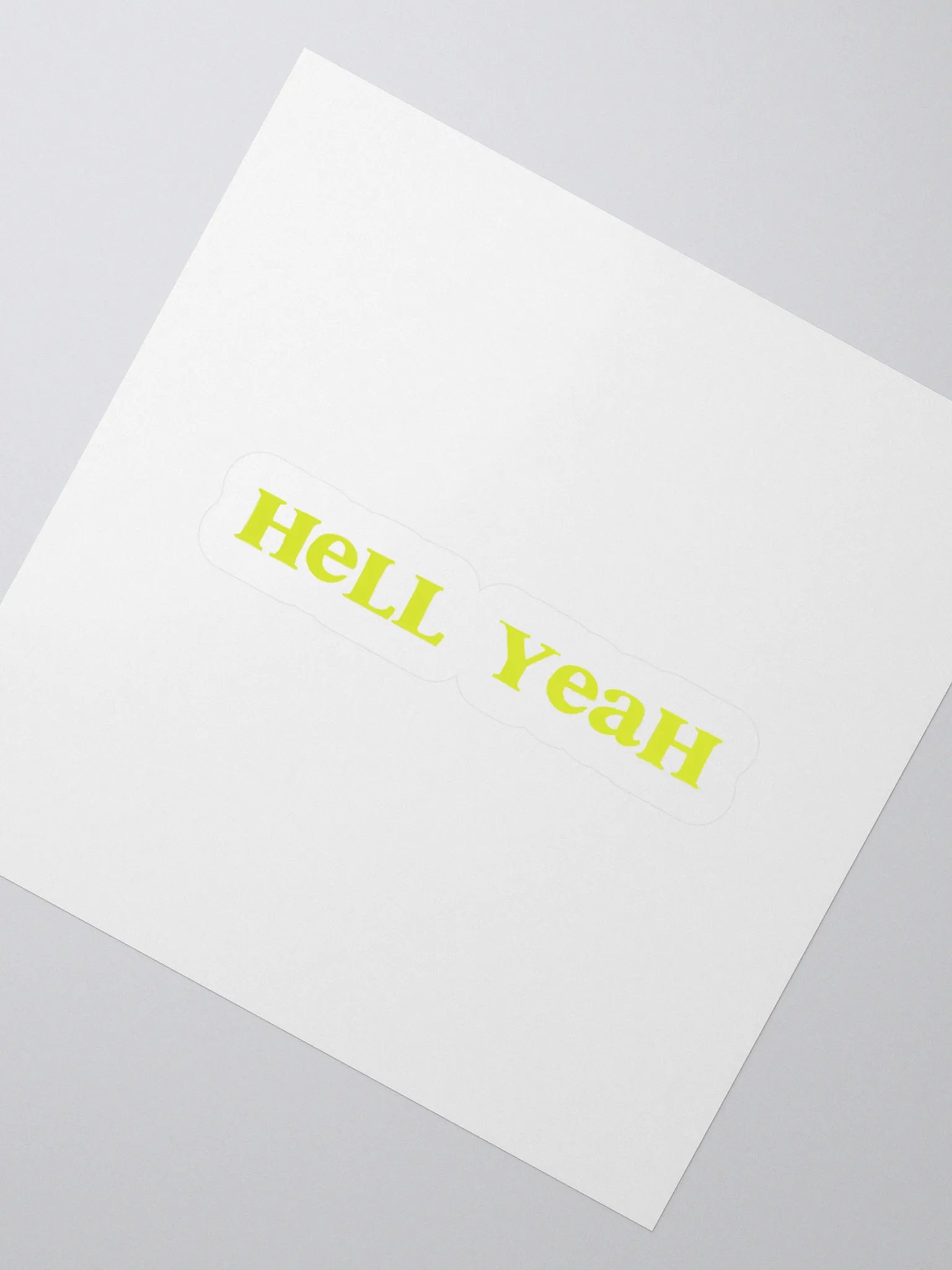 Hell Yeah Sticker (Shrek Version) product image (2)