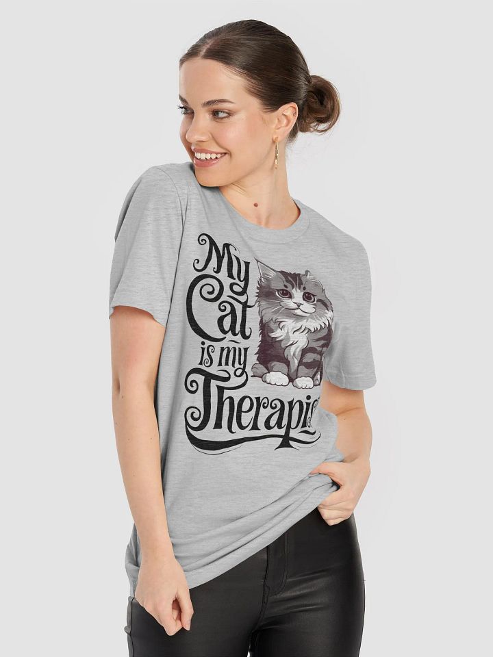 My Cat is My Therapist T-shirt product image (11)