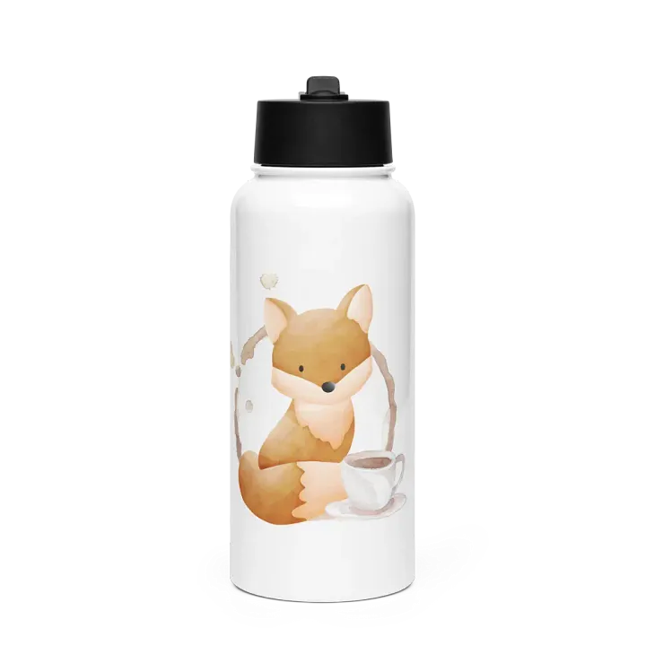 Coffee with Peach | 32 oz Water Bottle product image (1)