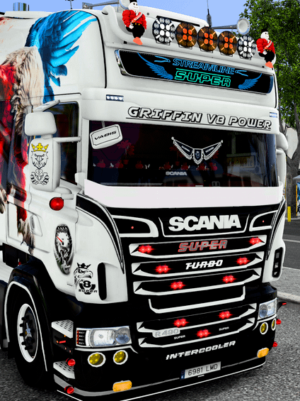 ETS2 Skin - RJL Super Griffin V8 SKin product image (3)