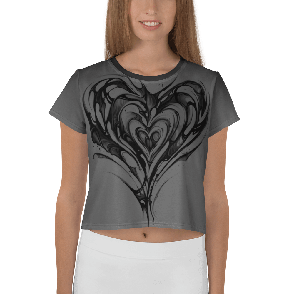 Melting heart All-Over Crop Tee product image (1)