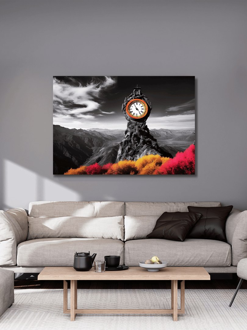 Time Confusion-1 | Canvas Artistic Wall Painting product image (5)