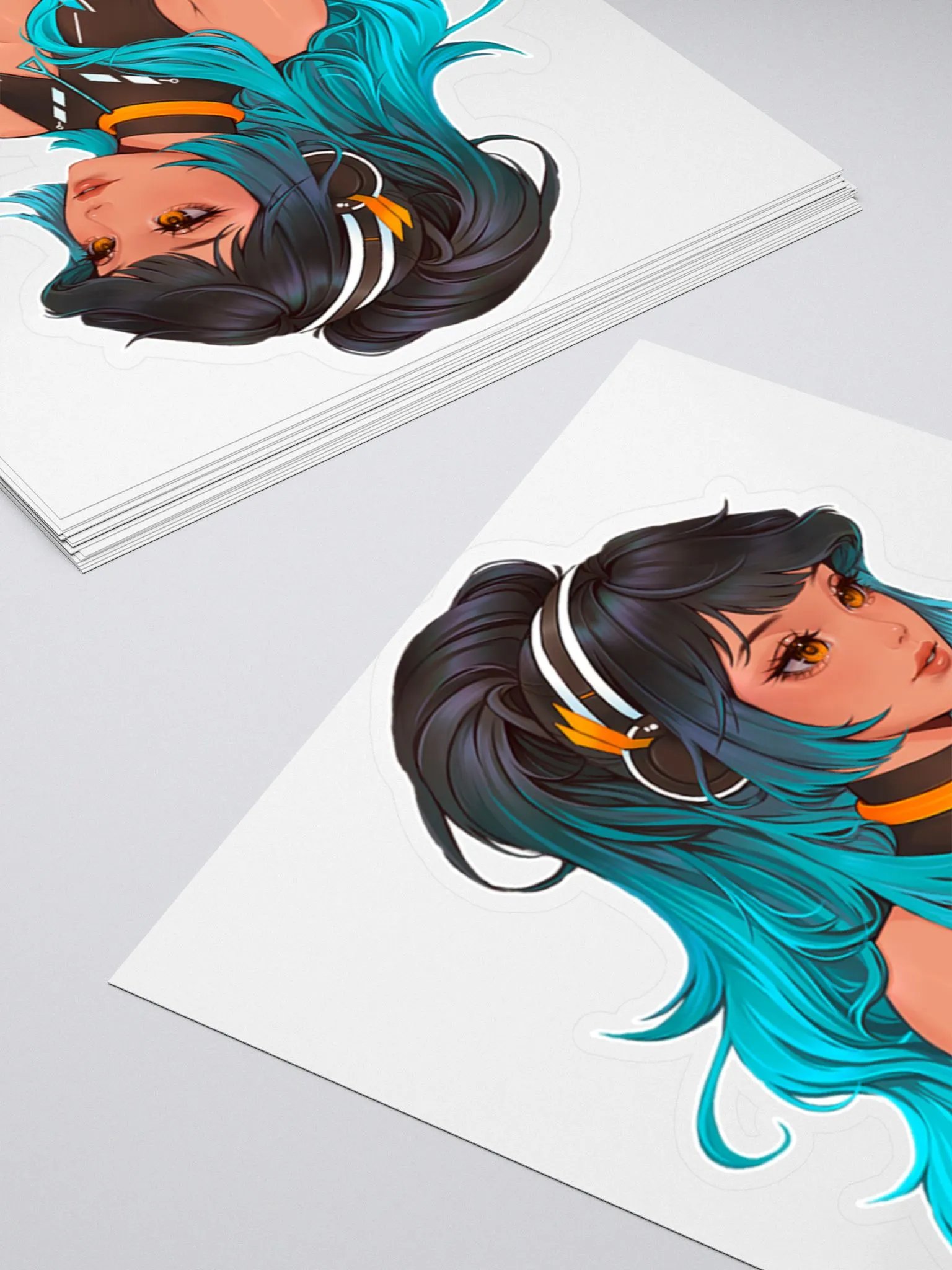 Glitchica Headphones Sticker product image (4)