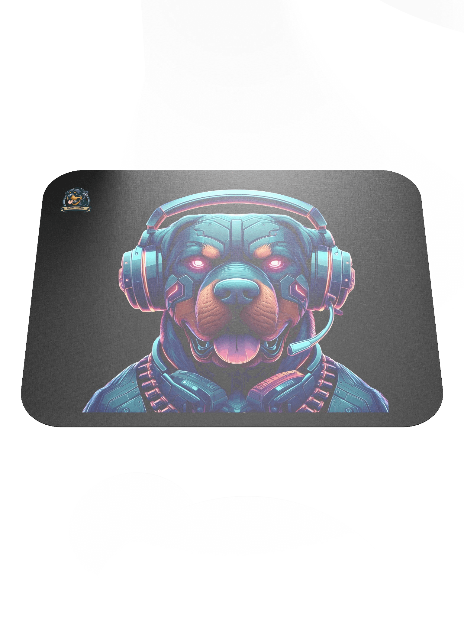 Cyber Rottie Mouse Pad product image (1)