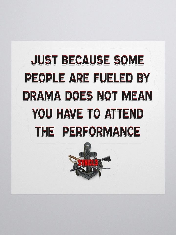 Positivity Drama - Sticker product image (4)