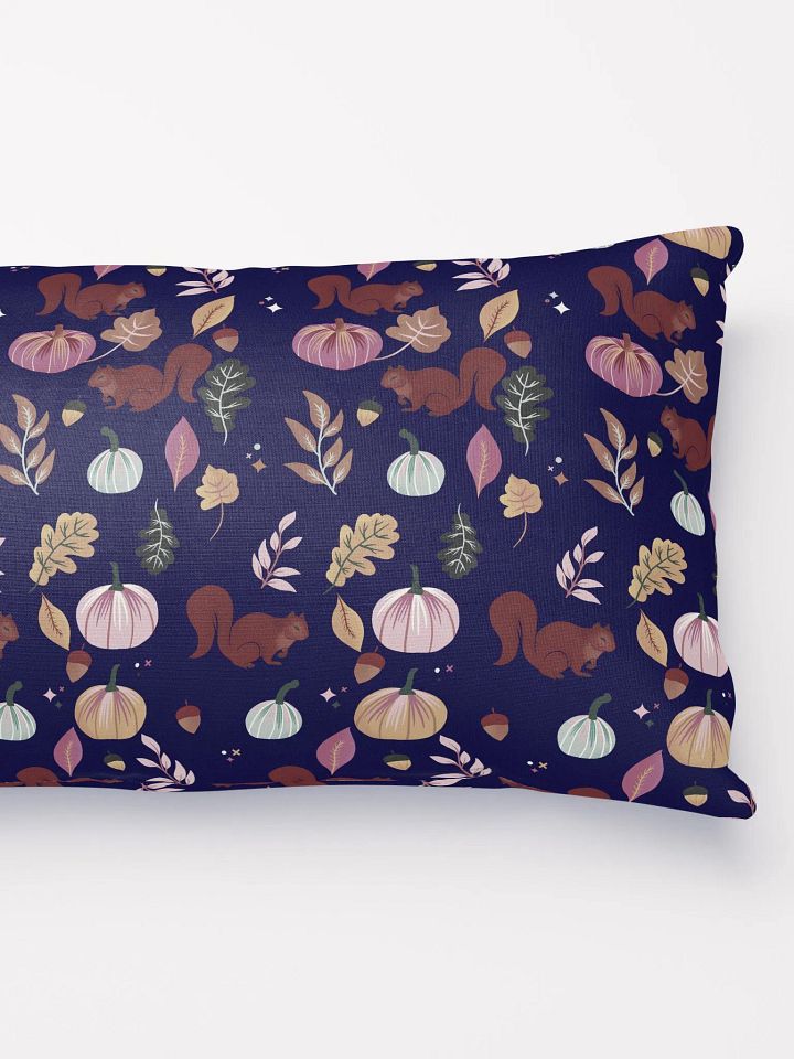 Pumpkins & Friends Deep Blue • Pillow product image (2)