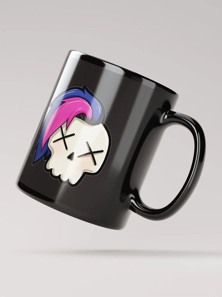 Hybrid Skulls Black Glossy Mug product image (4)