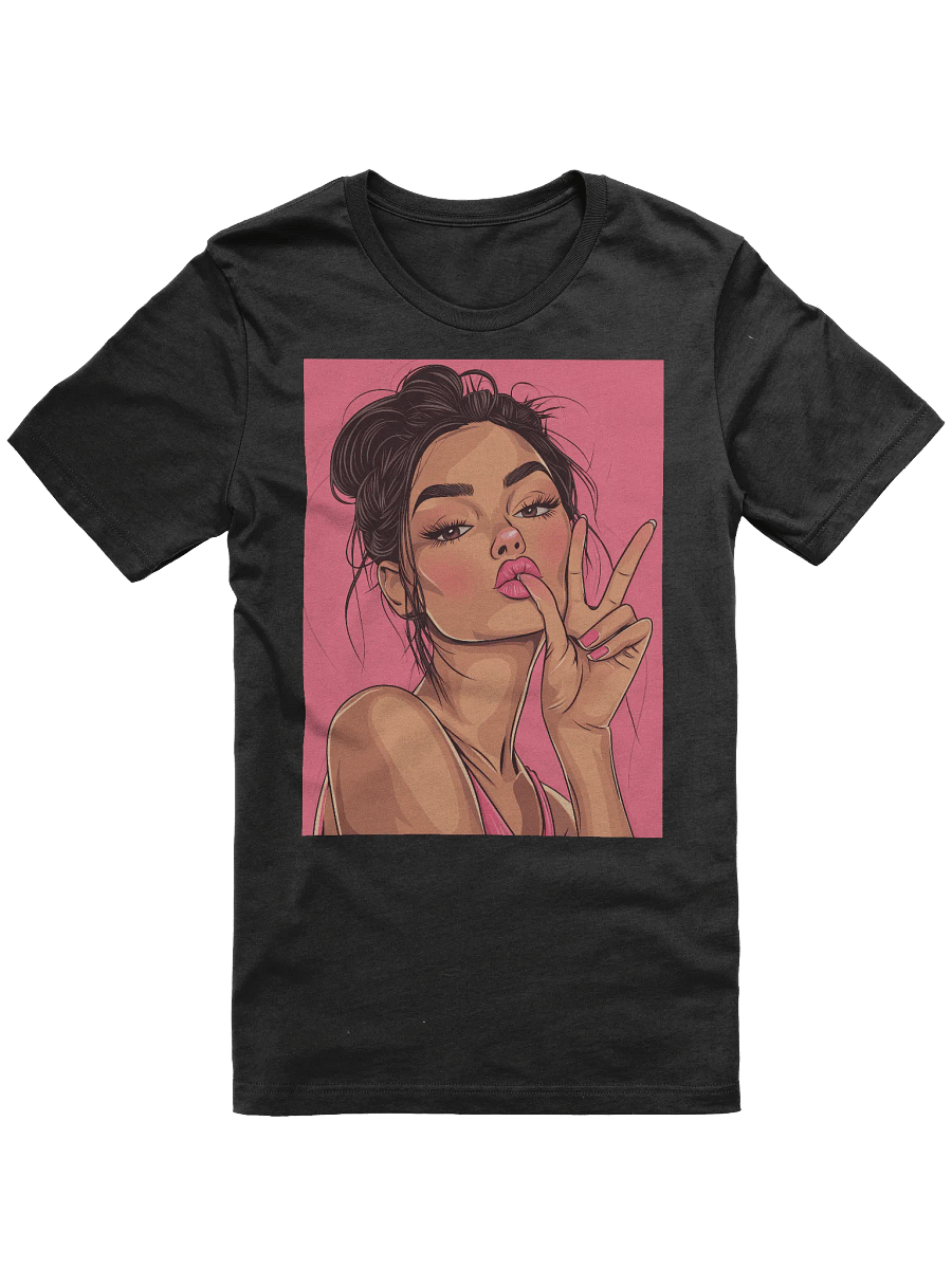 Glamorous woman vintage Peace Sign design T-Shirt product image (5)