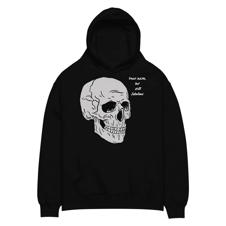 Fabulously Dead Inside Oversized Hoodie product image (2)