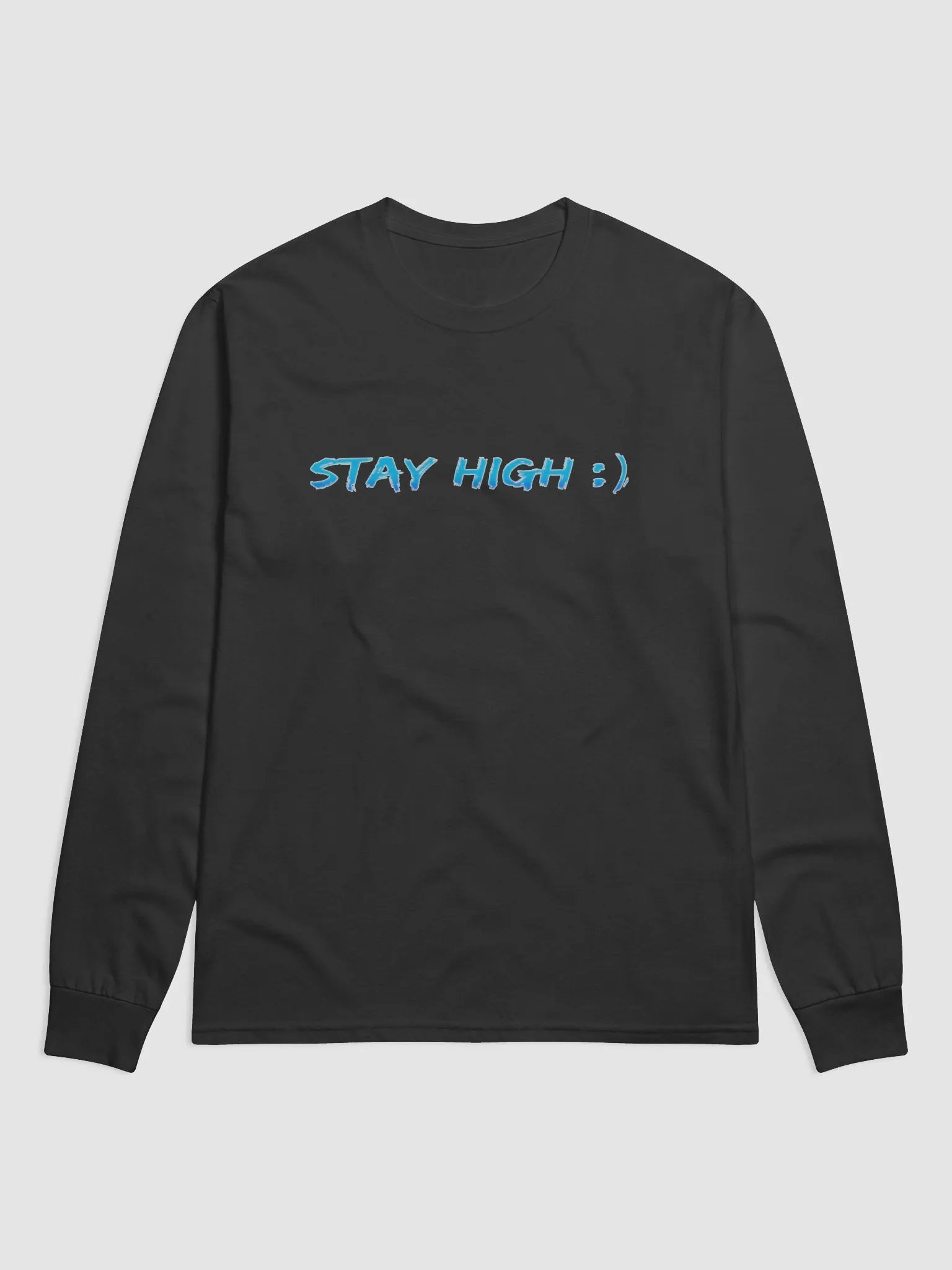 Champion Long Sleeve Stay High Shirt (Blue Text) product image (1)