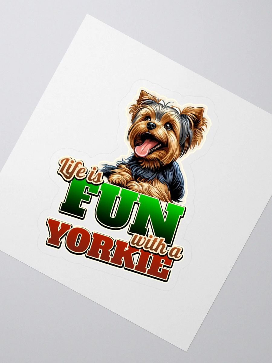Fun with a Yorkie Sticker Set product image (2)
