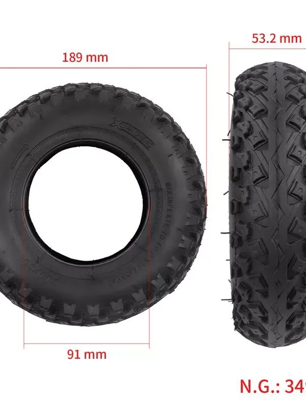 8 inch Off-Road Electric Skateboard Drive Gear Motor Truck Wheel Wheel Tire 2024 product image (2)