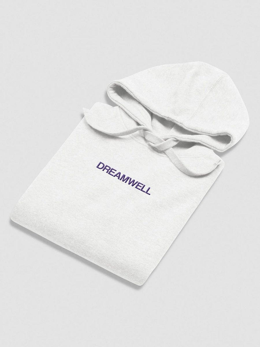 White Hoodie Embroidered product image (4)
