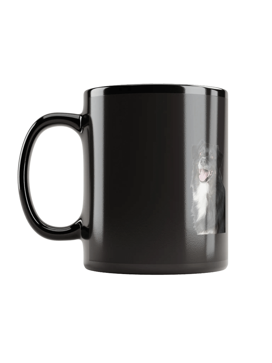 Happy Pup Duo Black Glossy Mug product image (12)