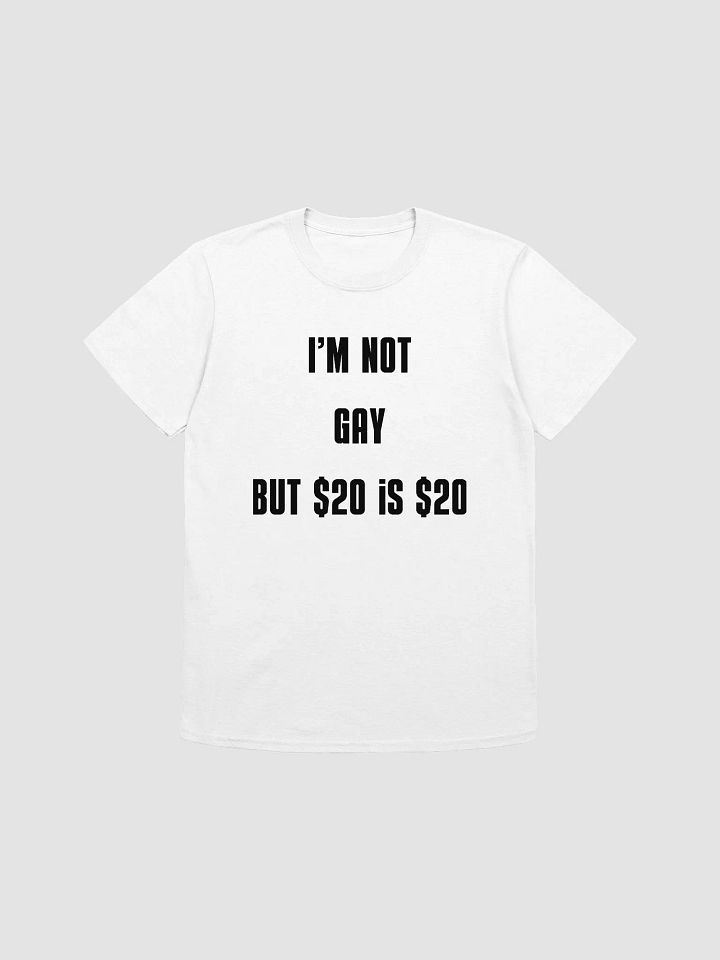 I'm Not Gay But $20 is $20 Unisex T-Shirt V1 product image (1)