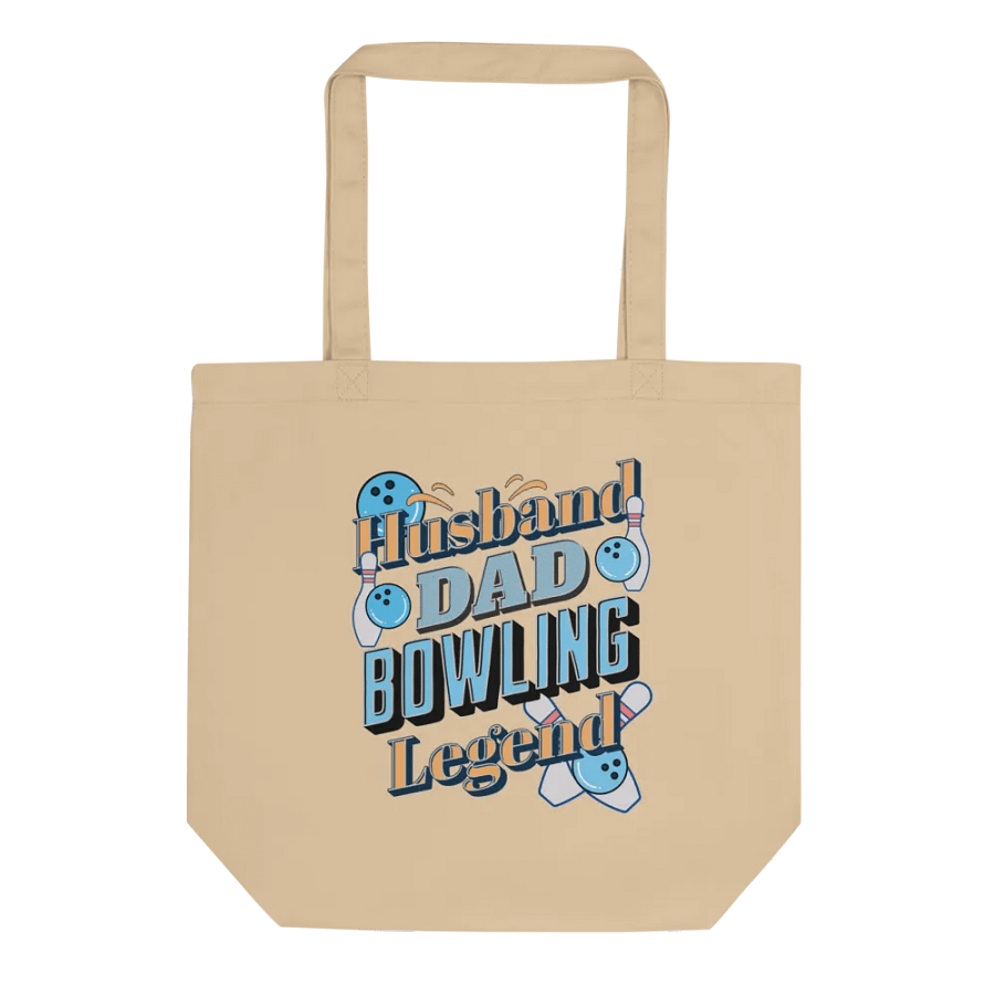 Husband Dad Bowling Legend Tote Bag product image (1)