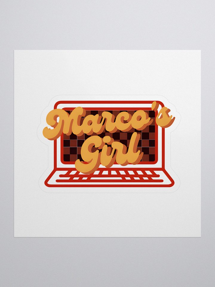 Marco's Girl Sticker product image (1)
