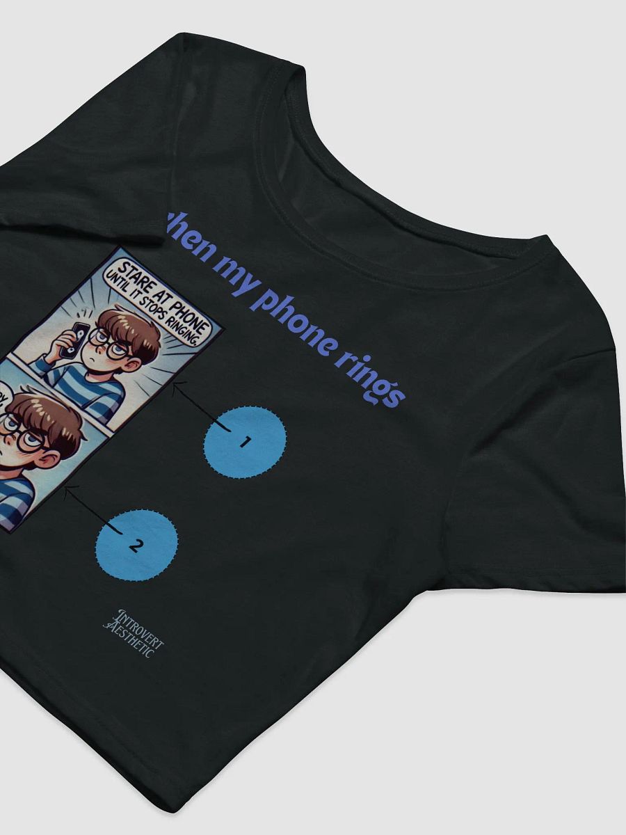 Phone Call Dilemma Crop Tee product image (4)