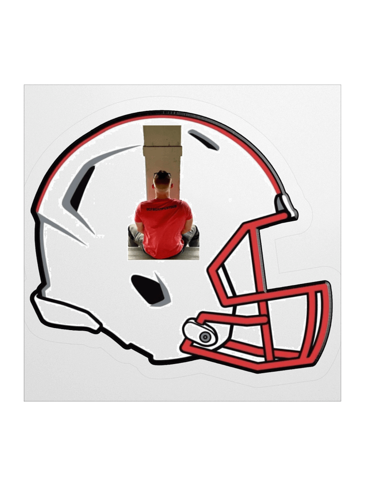 CFB Campus Tour's Fightin' Pillars Helmet Sticker 3" x 3" product image (1)