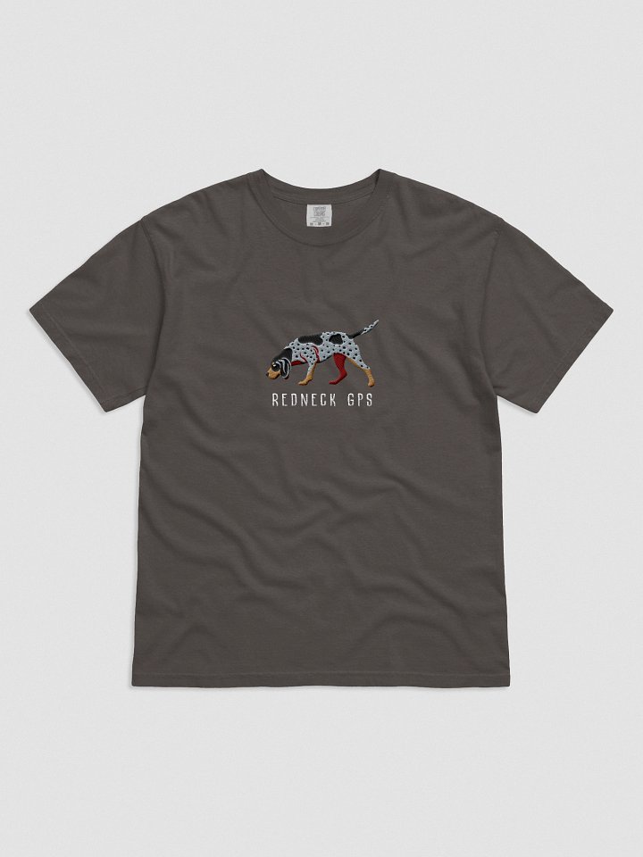 Redneck GPS T-Shirt(Embroidered) of a Bluetick Coonhound product image (3)