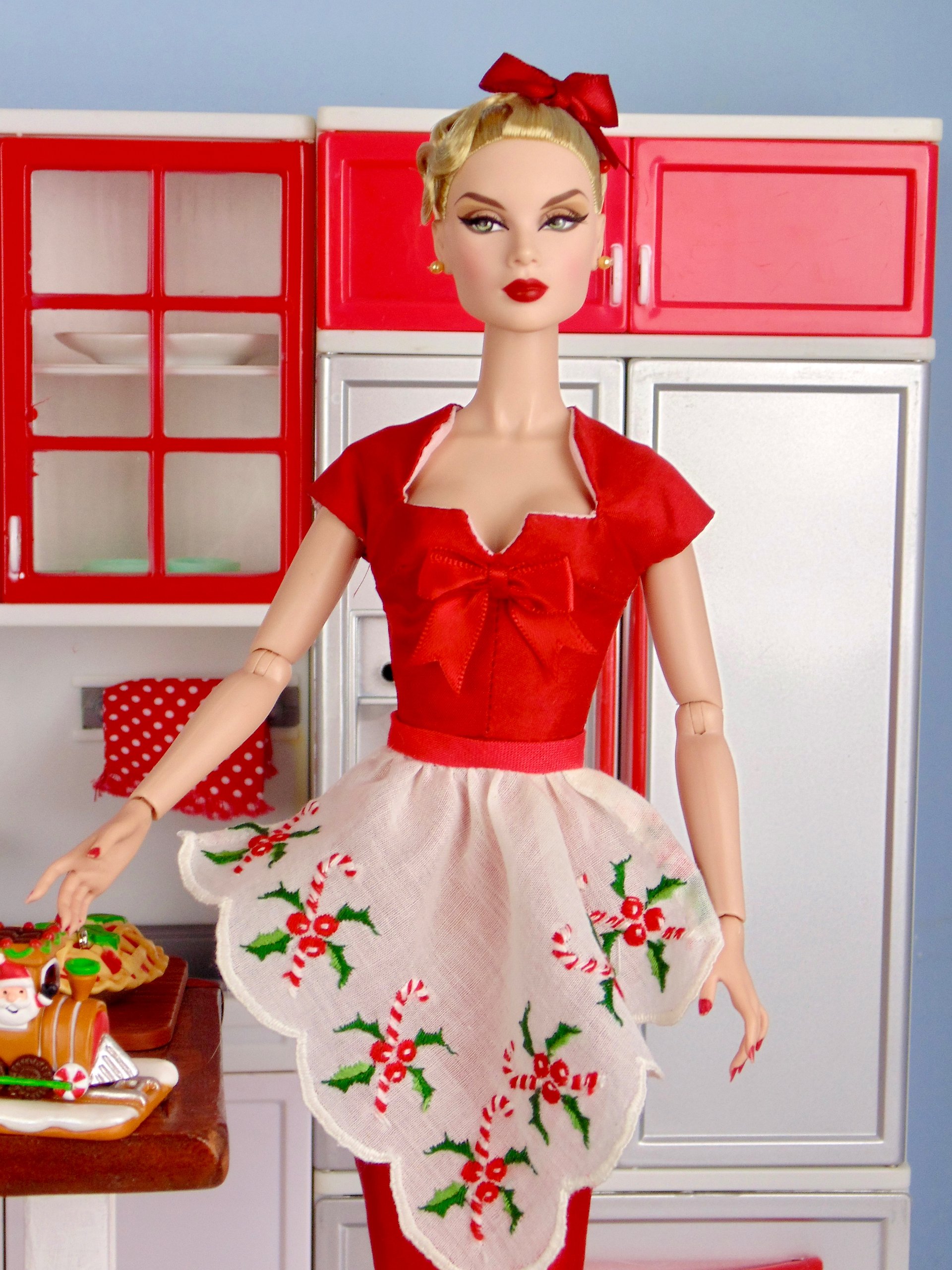 Peppermint Twist OOAK fashion for 12” fashion dolls product image (9)