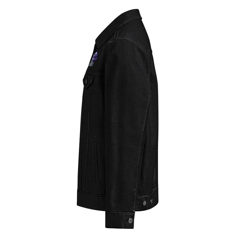 Midnight Veil Designs Gothic Denim Jacket - Black Denim (S-2XL) product image (3)