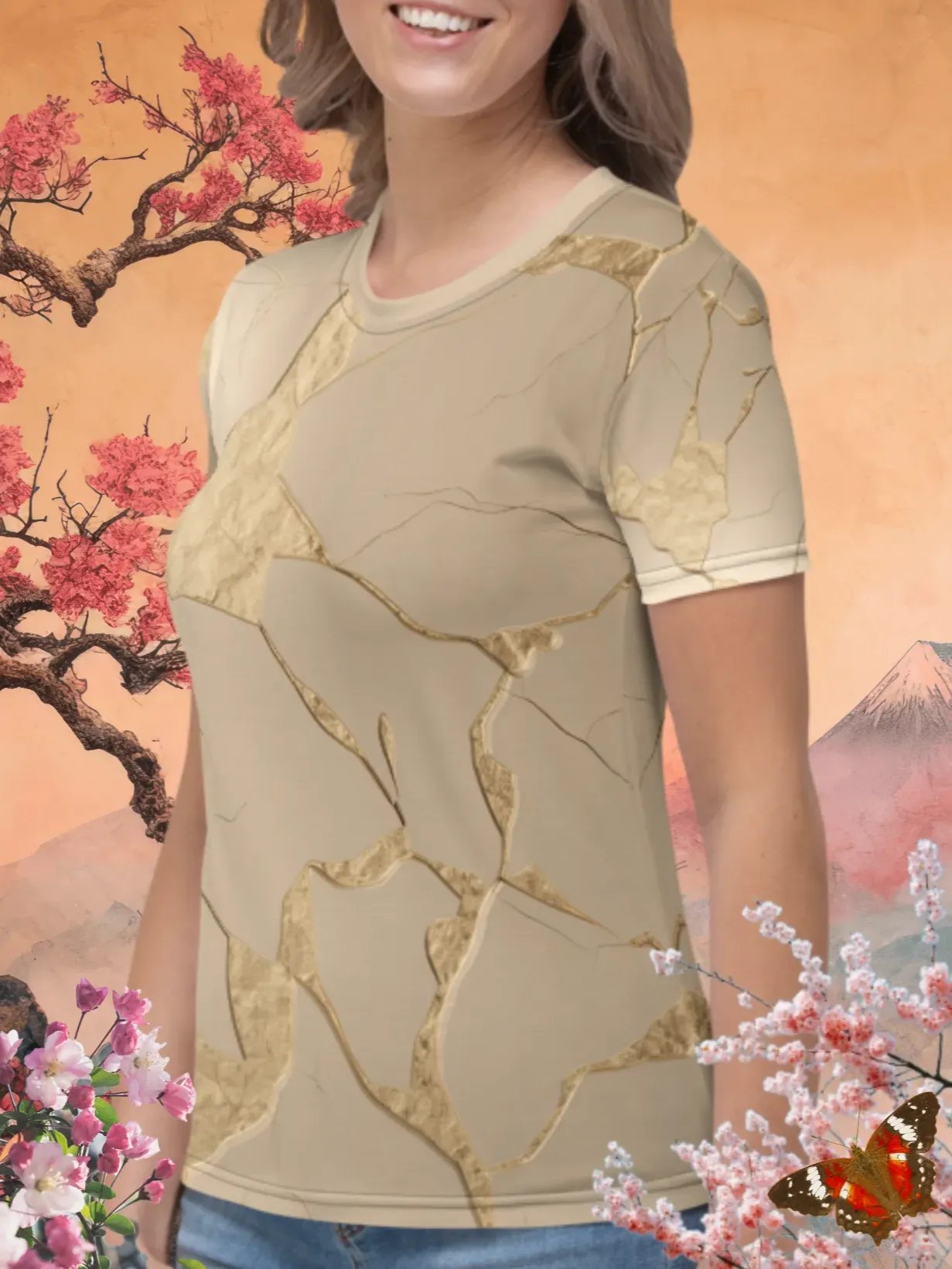 Gold Kintsugi T-Shirt product image (2)
