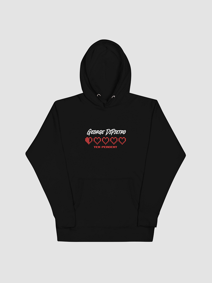 Unisex Embroidered Ten Percent Hoodie product image (2)