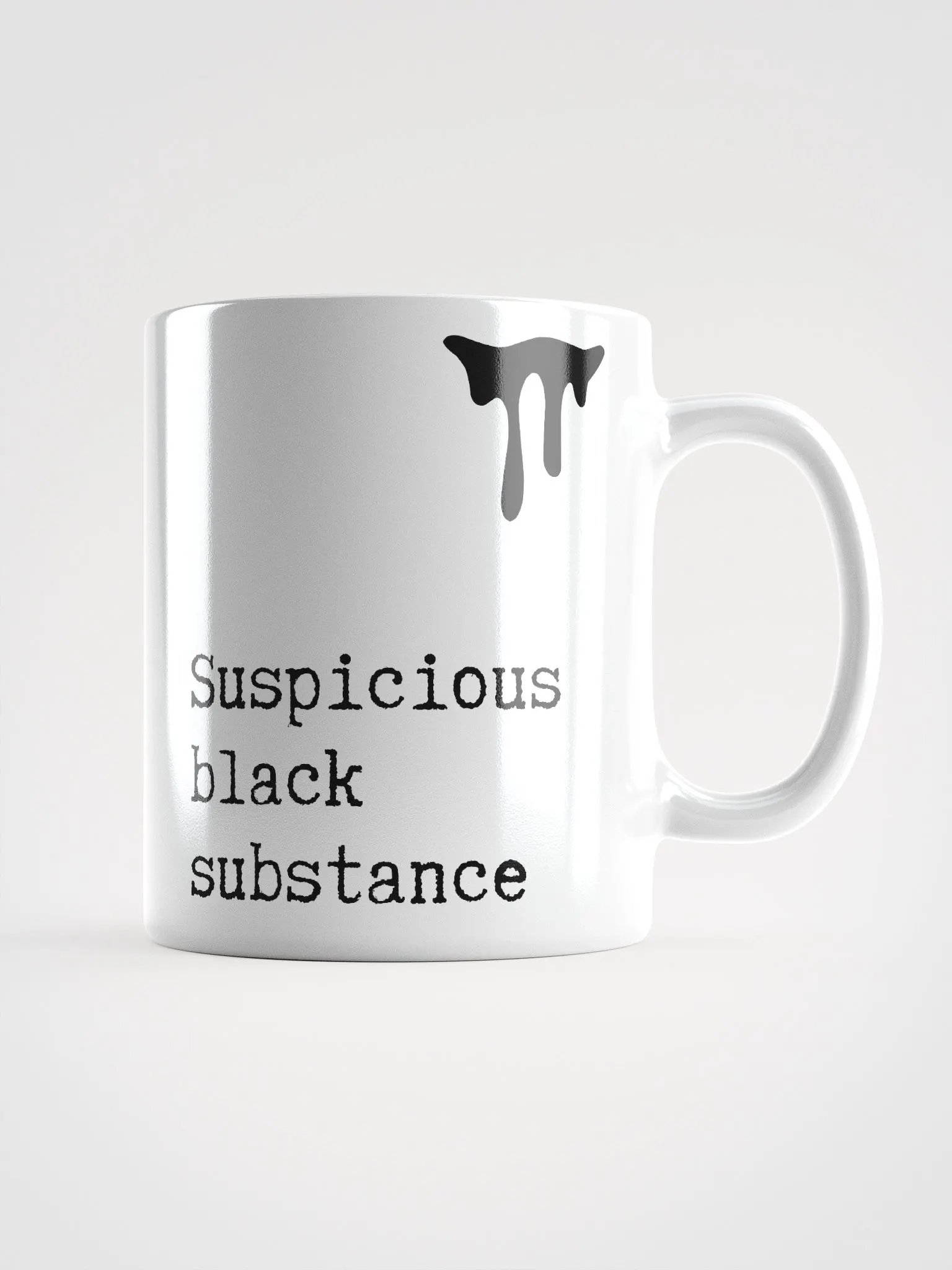 Suspicious Black Substance True Crime Coffee Mug product image (2)