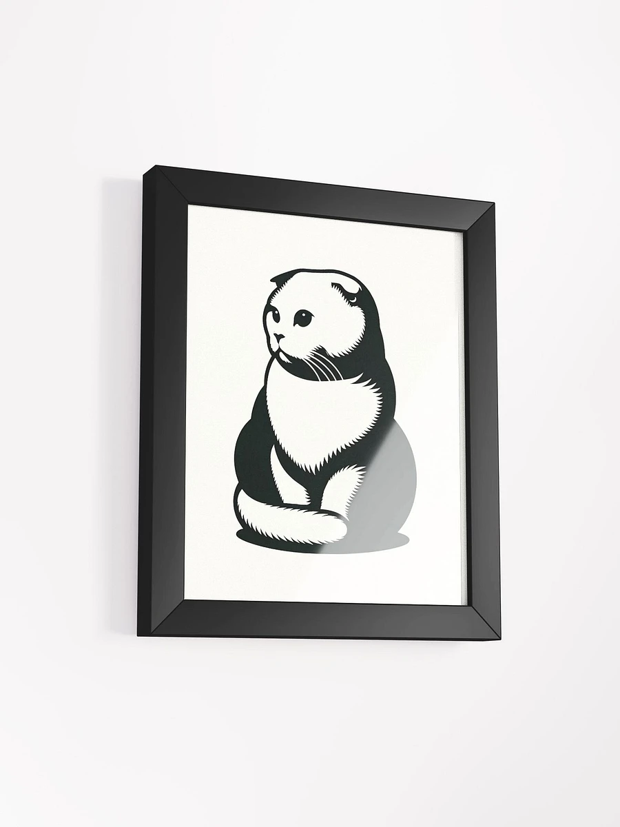 Framed High-Quality Matte Poster (in): Scottish Fold product image (56)