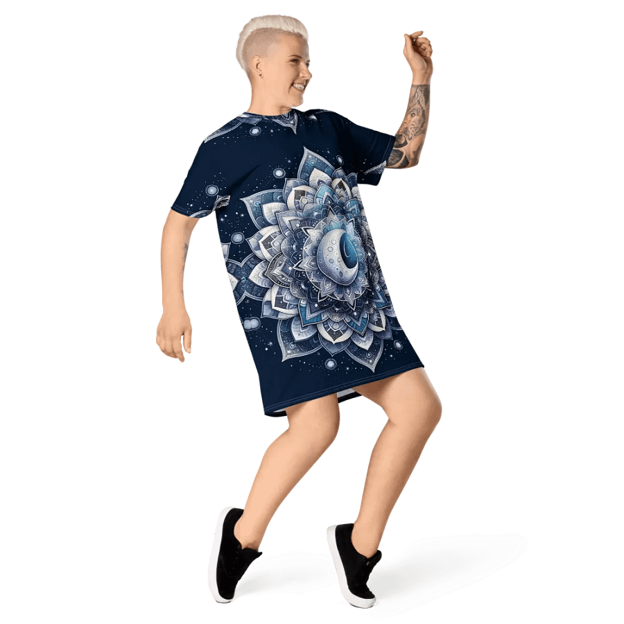 All-Over Print T-Shirt Dress product image (5)