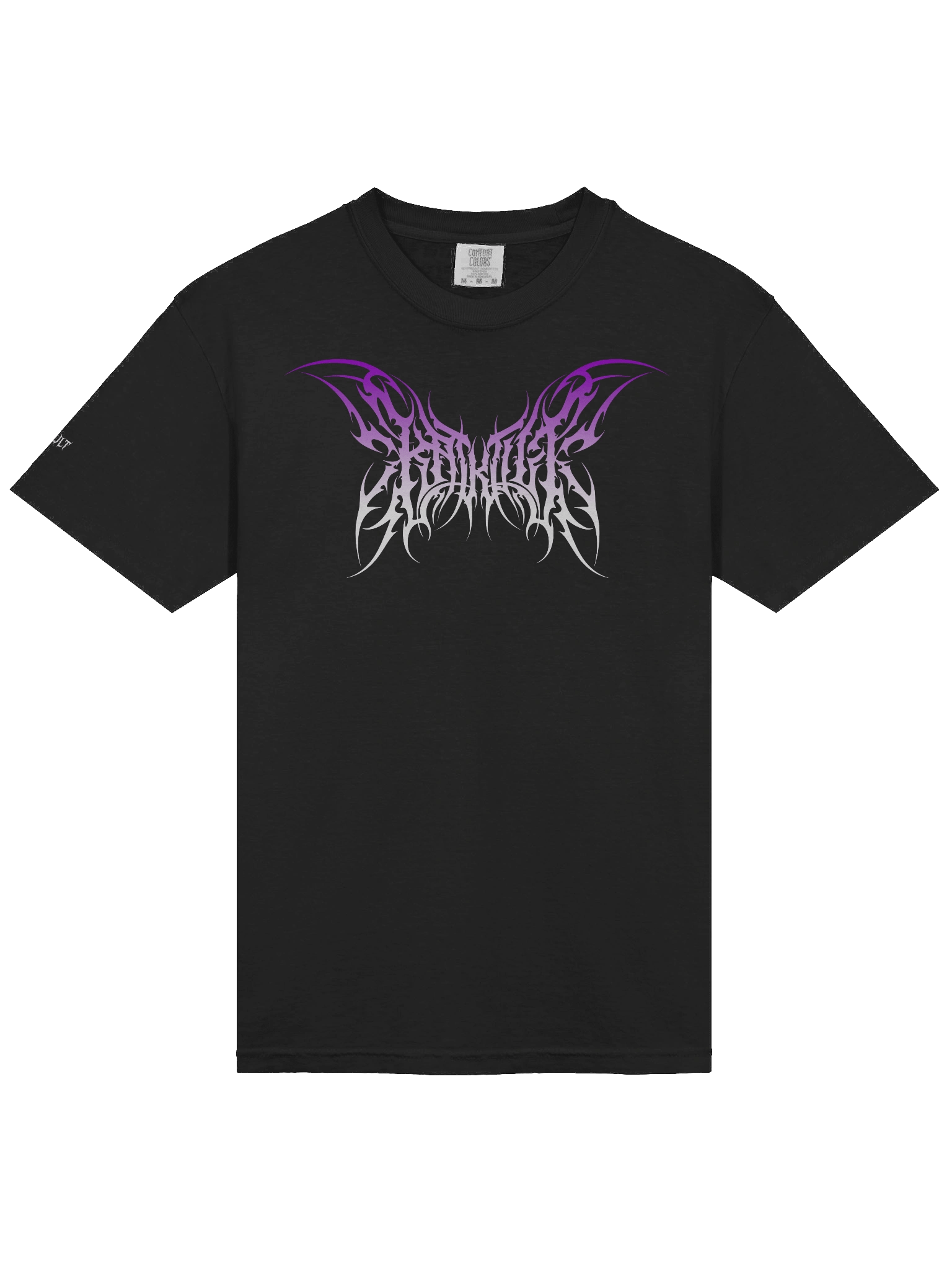 Kat Kult Comfort Colors T-Shirt (Purple & White logo) product image (16)