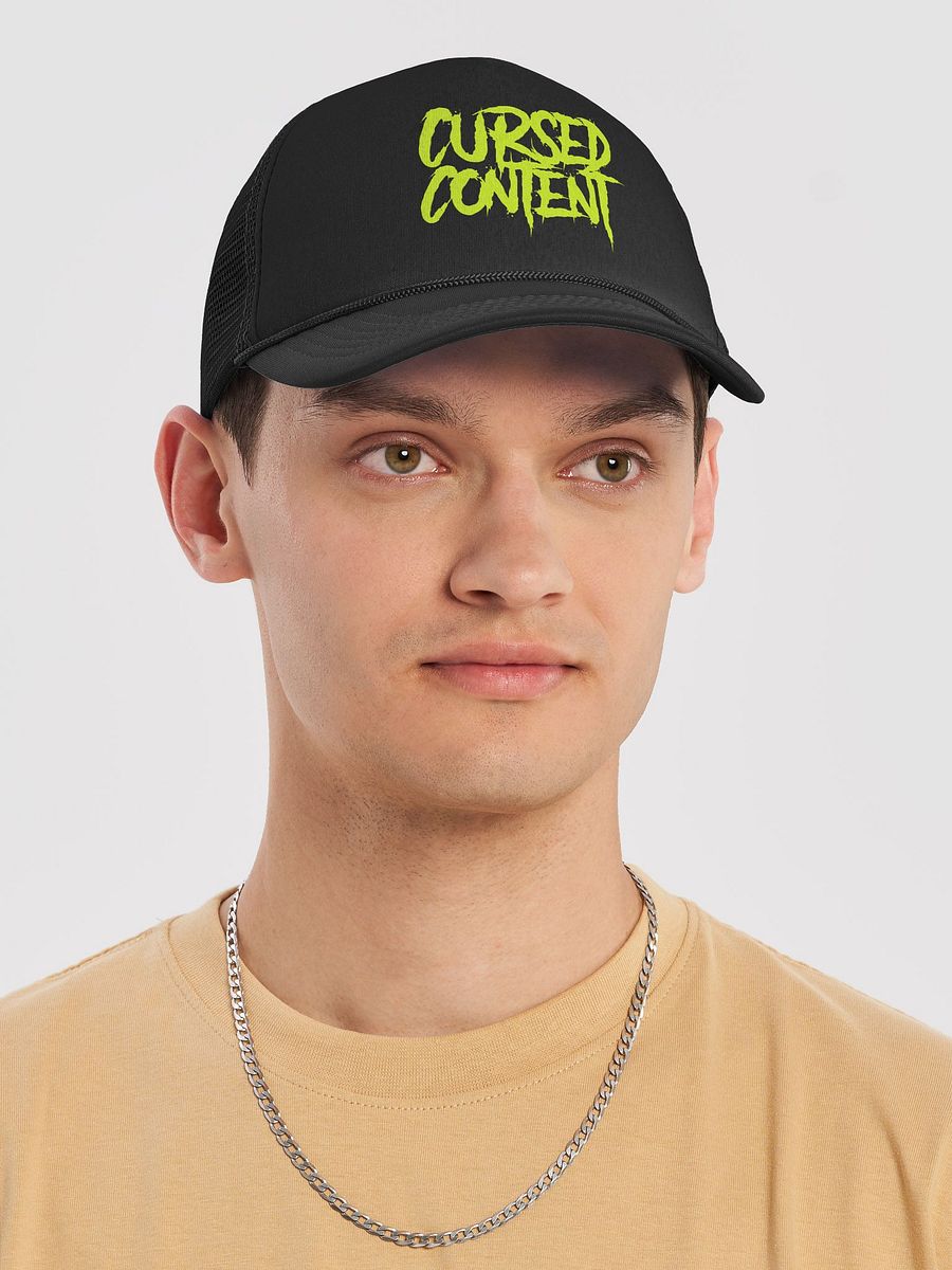 Official Cursed Content Valucap Foam Trucker Cap product image (5)