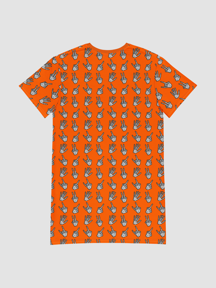 Bone Zone pattern t-shirt dress product image (3)