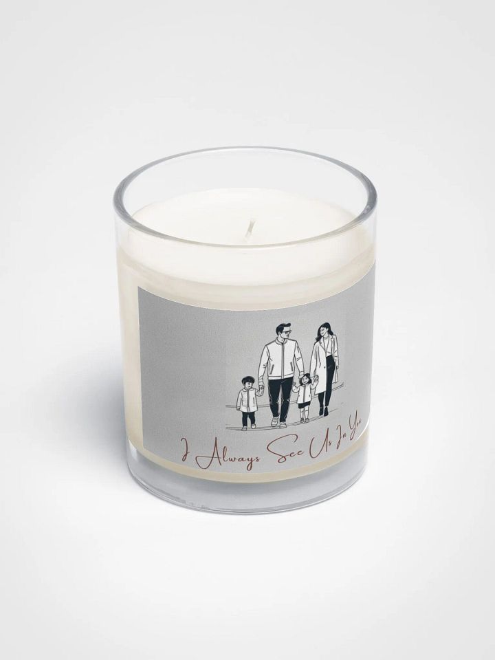 Thanksgiving Family Sketch Soy Wax Candle product image (2)