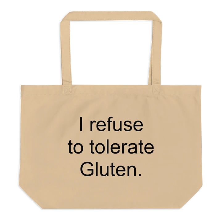 I refuse to tolerate gluten eco tote product image (2)
