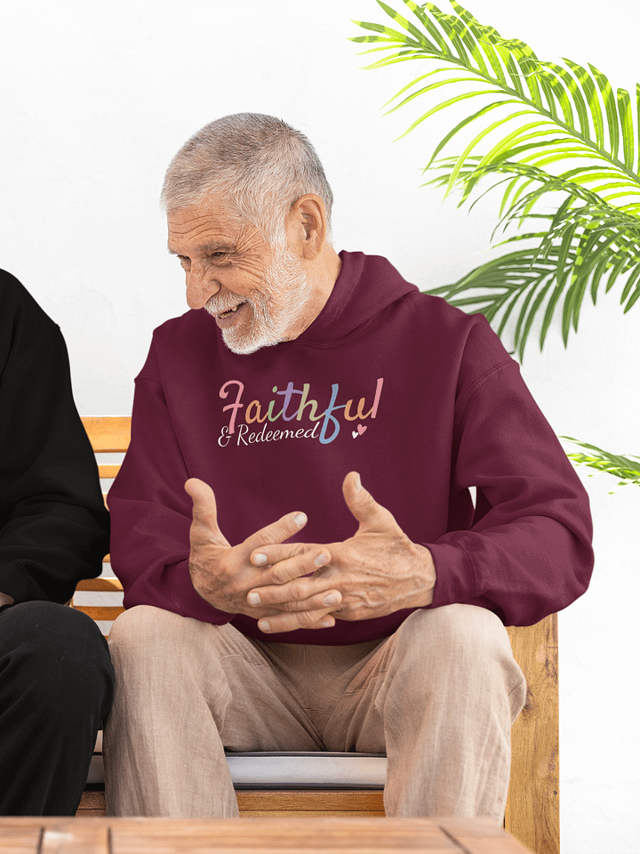 Faithful & Redeemed Gradient Gildan Hoodie product image (2)