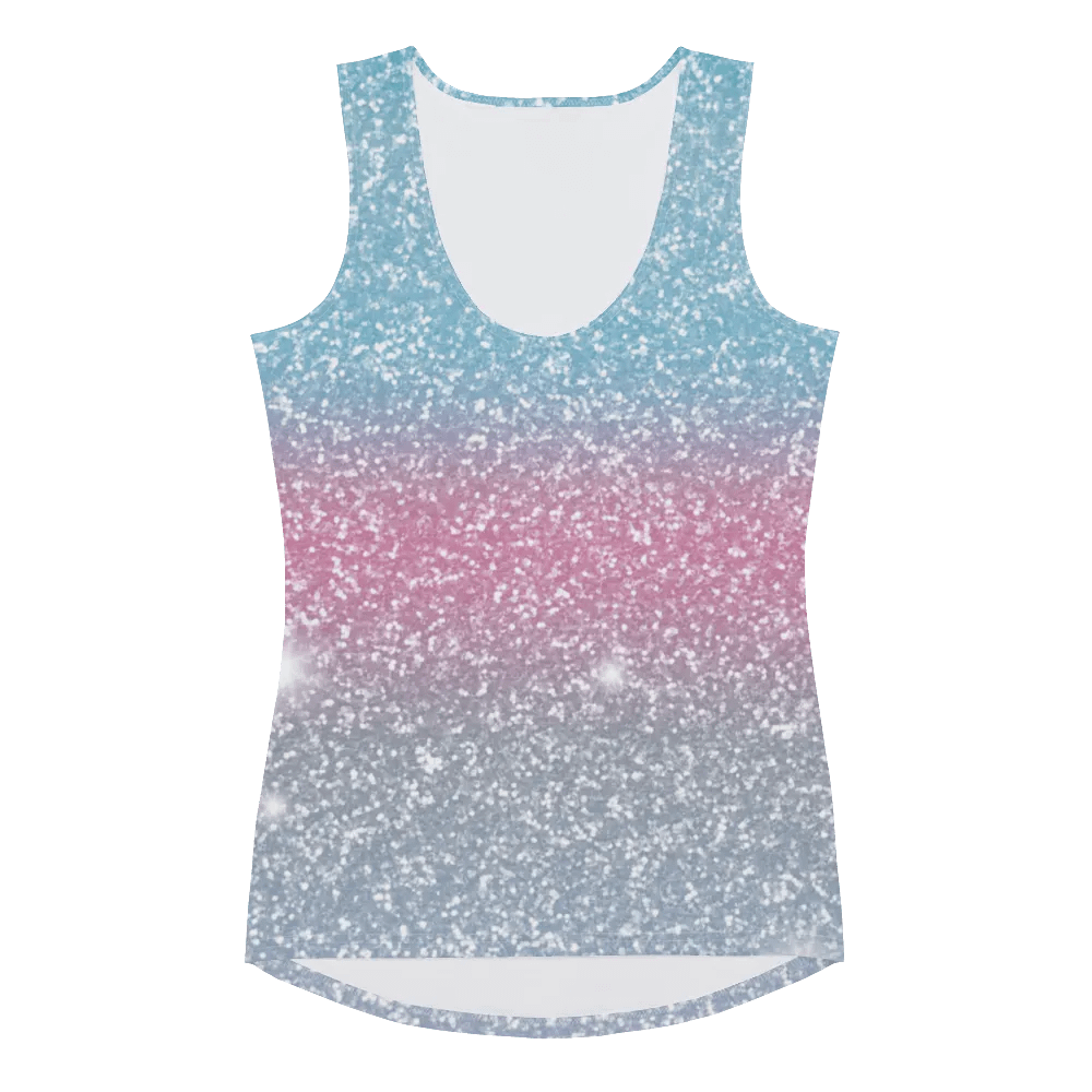 Glitter Unicorn Texture Design Tank Top (4) product image (3)