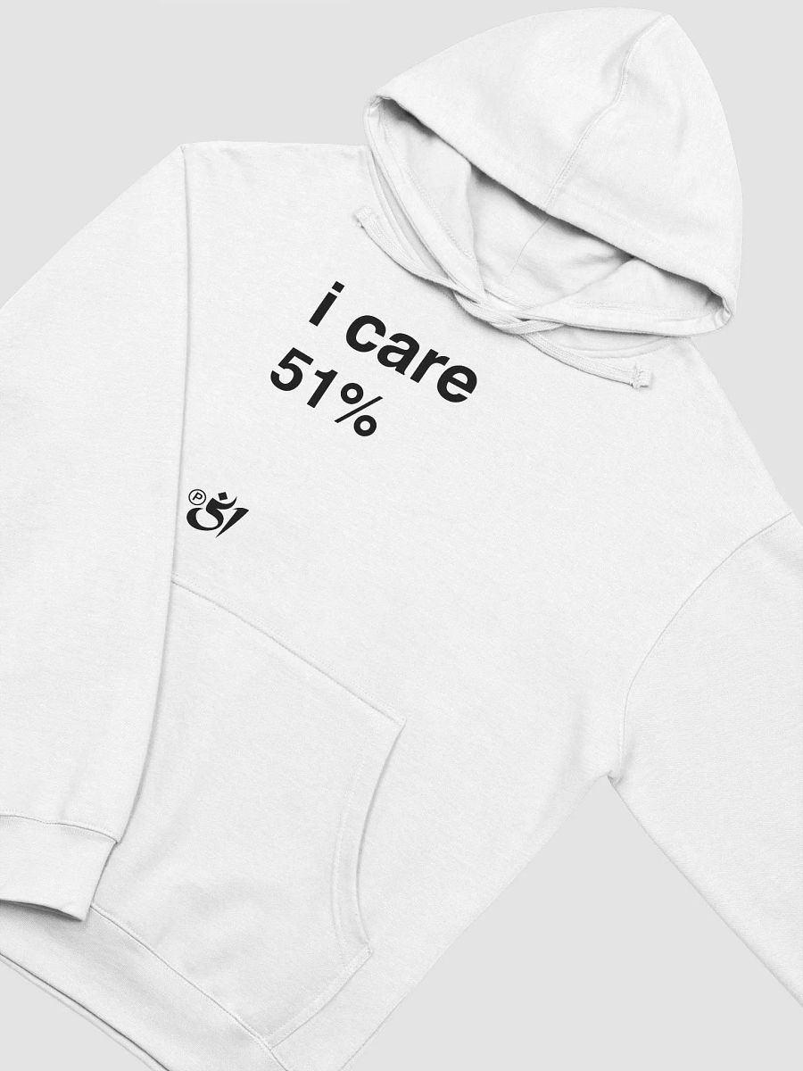 I care 51% hoodie product image (3)