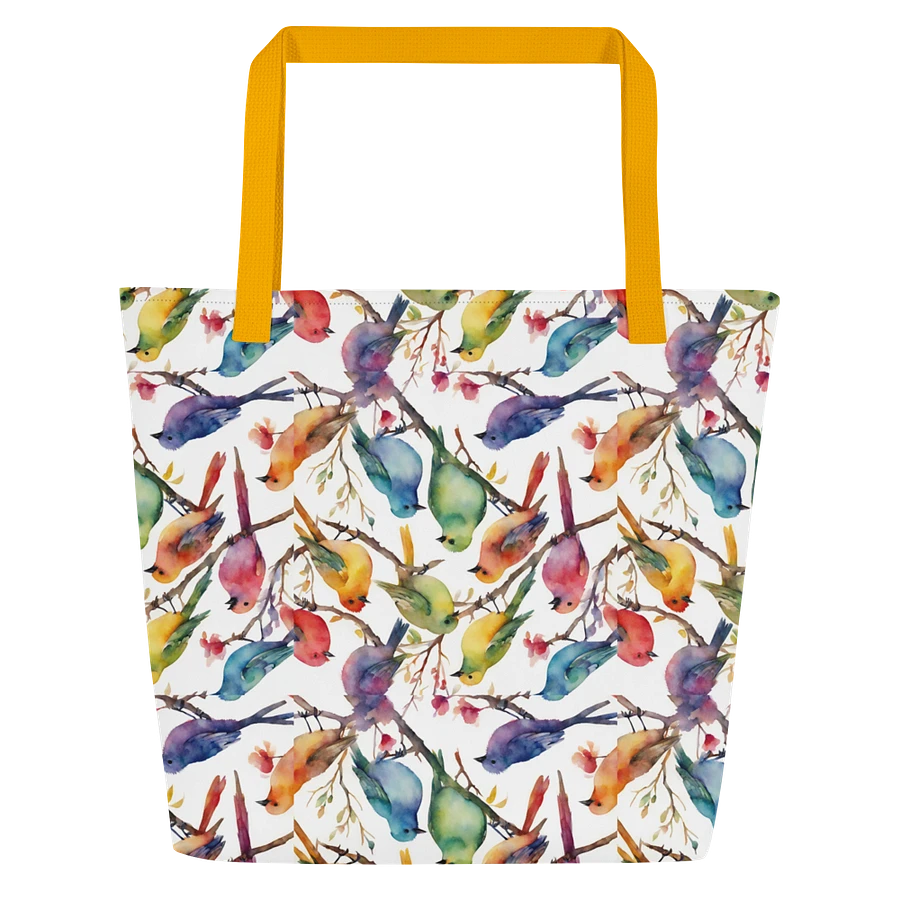 Multi Coloured Birds Tote Bag product image (4)
