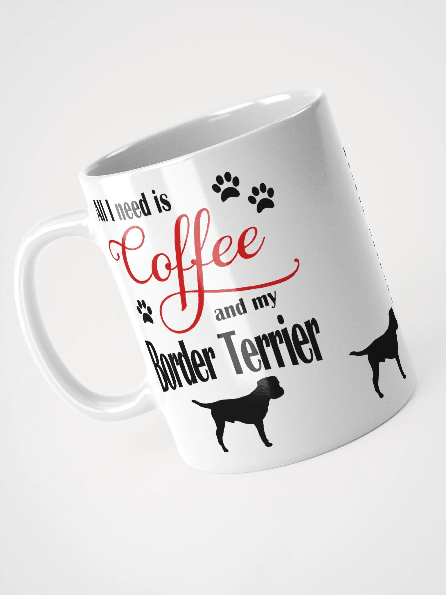 Coffee and my Border Terrier Mug product image (3)