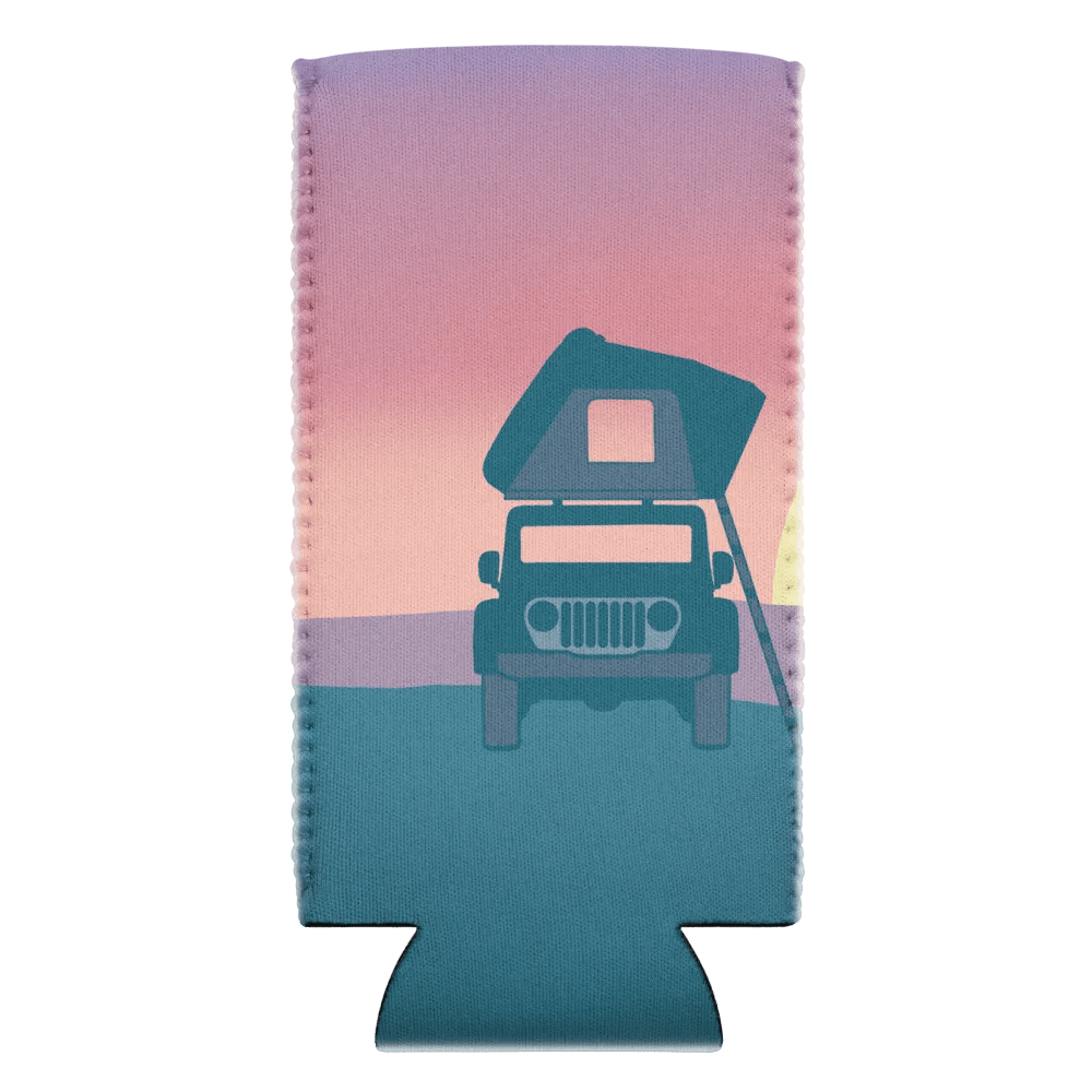 Sunset Paddleboarding Can Cooler product image (4)