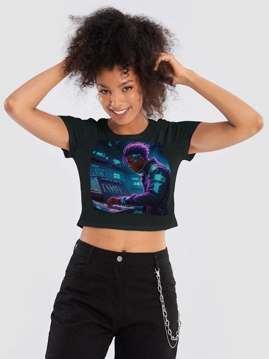 Neon Glow Cyberpunk Crop Tee product image (9)