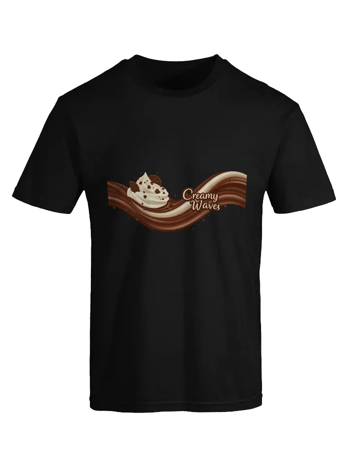 Creamy Waves Cotton T-Shirt product image (10)