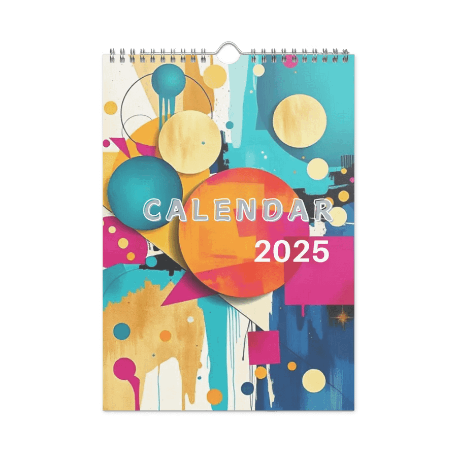 ART ABSTRACT WALL CALENDAR 2025 product image (3)