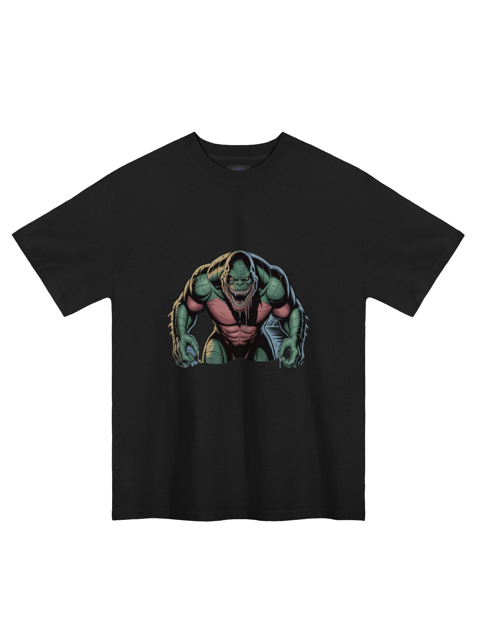 Killer Croc Savage Snarl Oversized Faded T-Shirt product image (3)